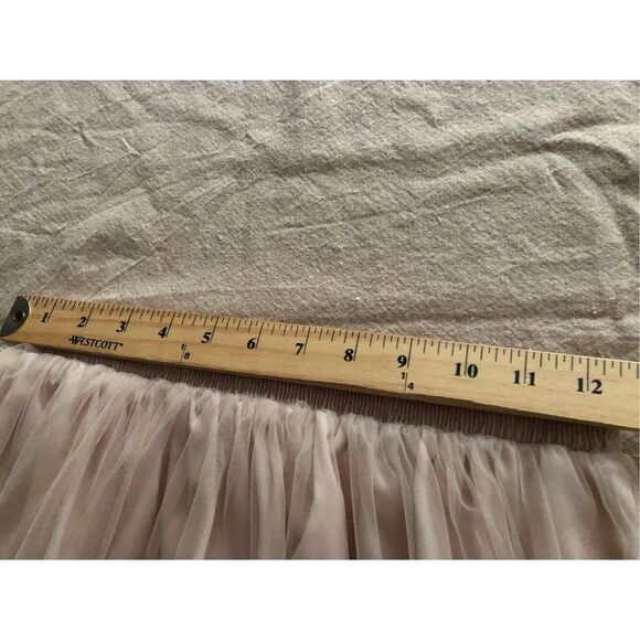 Miami Skirt Womens SZ S Pink Tutu Style Midi Hi-Low Hem Peasant w/ Lining - Picture 6 of 8